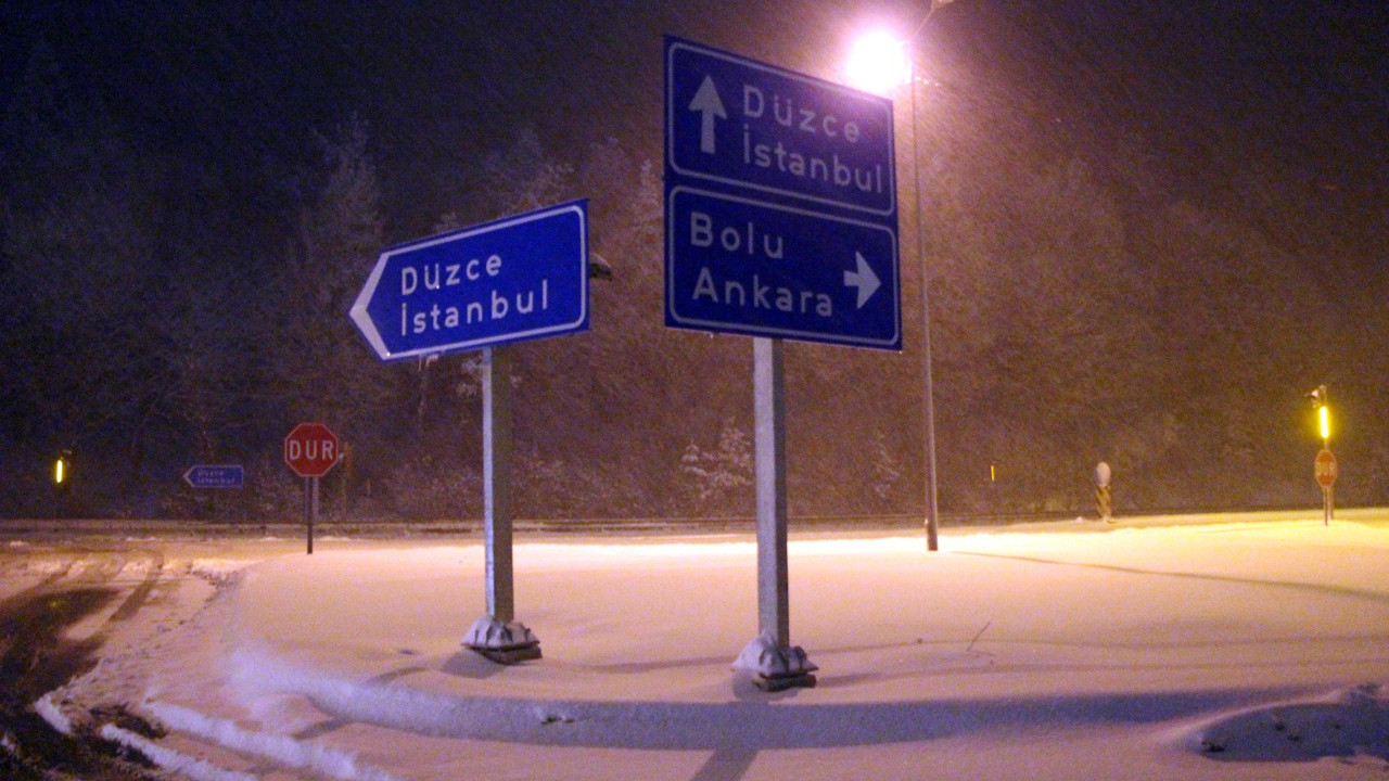 Bolu'da kar kalınlığı her dakika artıyor