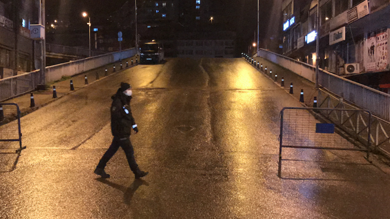 Sokağa çıkma yasağı başladı (19 Şubat 2021)
