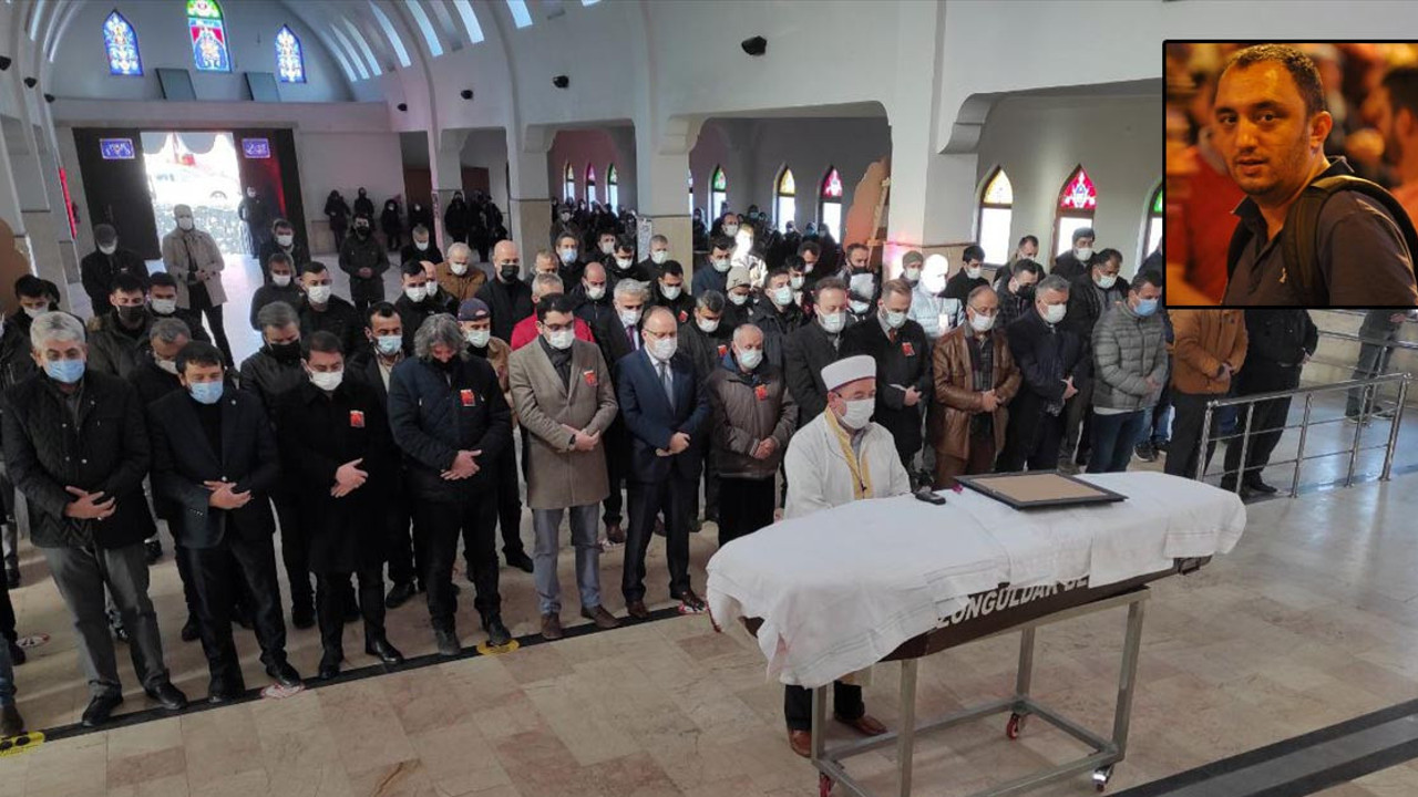 AA Zonguldak muhabiri Ferdi Akıllı son yolculuğuna uğurlandı