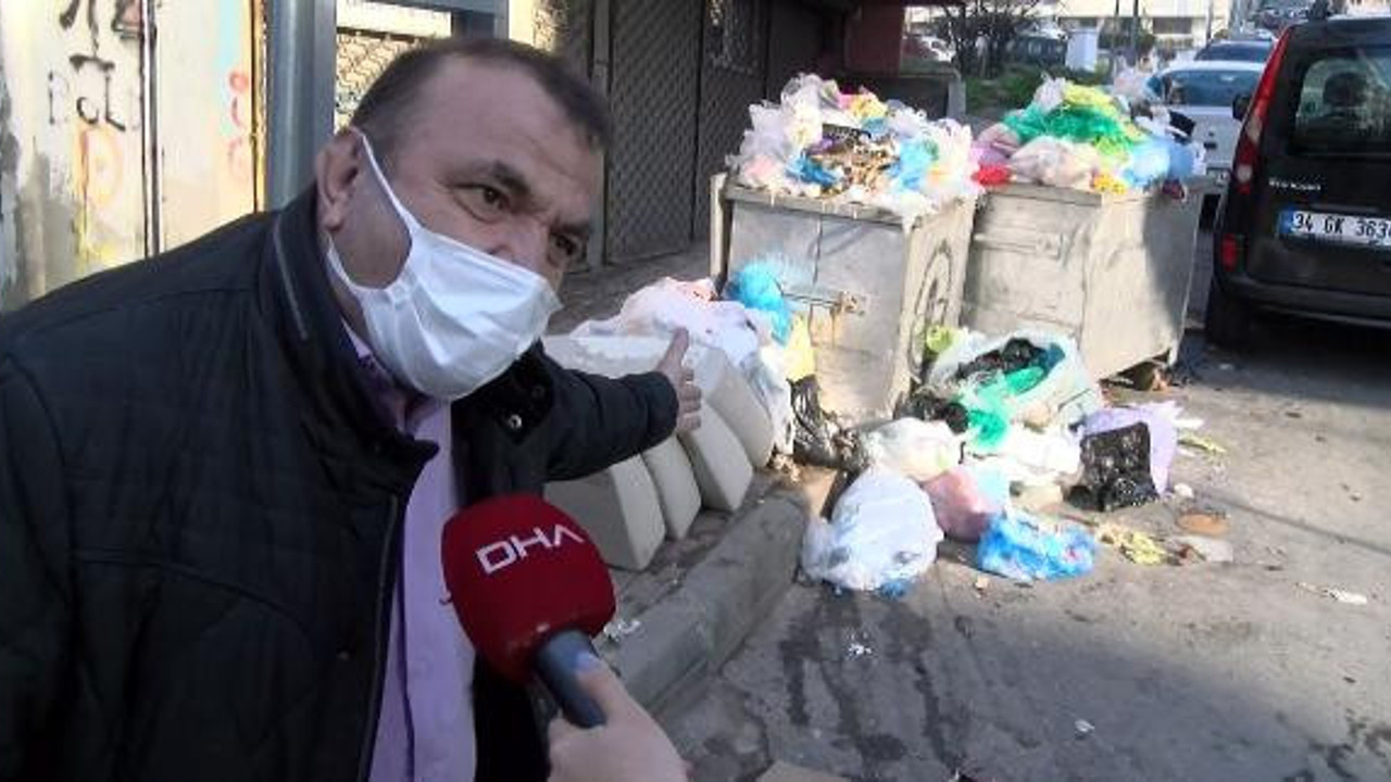 Maltepe'de çöp yığınları sokakları kapladı