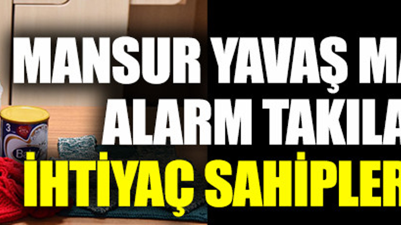Mansur Yavaş marketlerde alarm takılan ürünleri ihtiyaç sahiplerine dağıttı