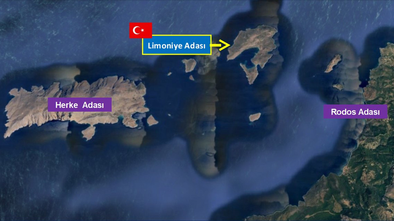 Yunanistan 20. adamızı işgal etti. Limoniye Adası'nda Yunan ve Bizans bayrağı dalgalanıyor