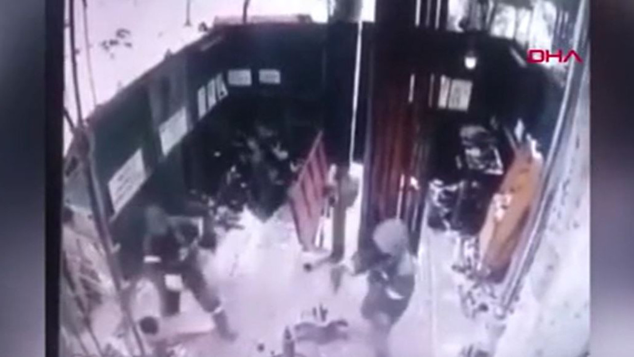 Rusya'daki inşaatta korkunç kaza. Kontrolden çıkan matkap işçiyi uçurdu