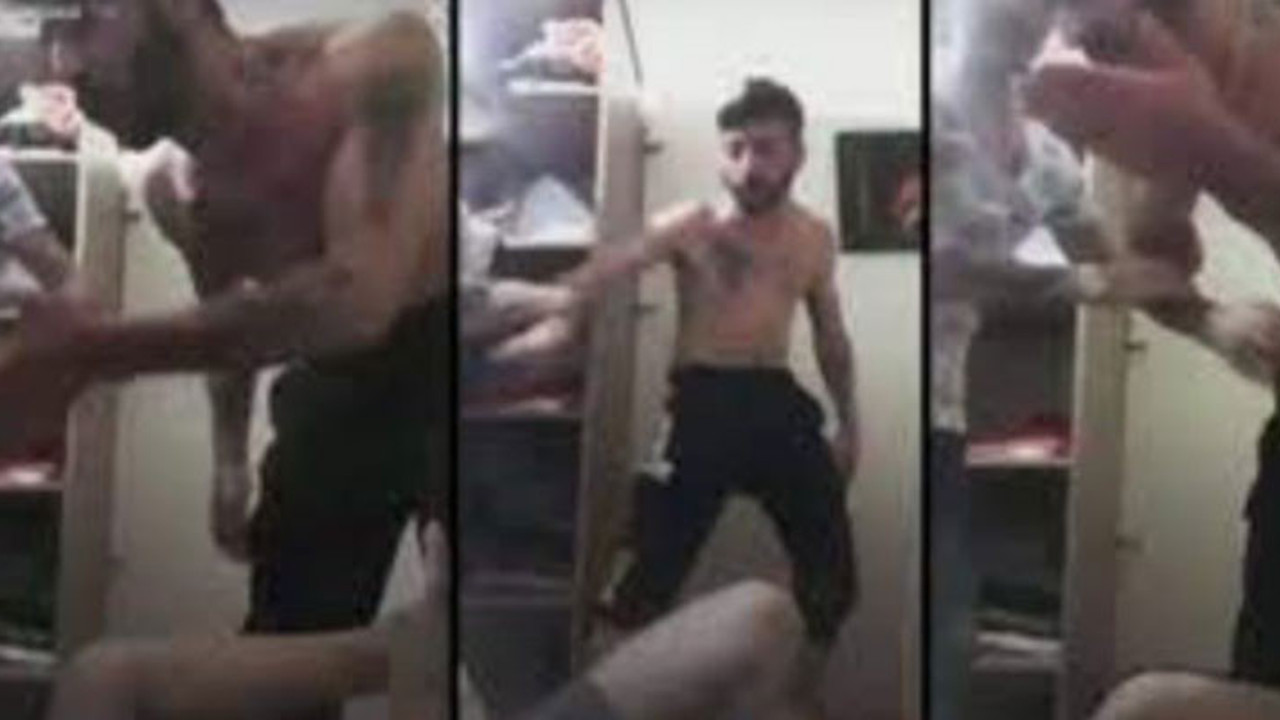 Ümitcan Uygun'un arkadaşının bir kadını darp ettiği görüntüler sosyal medyada olay oldu