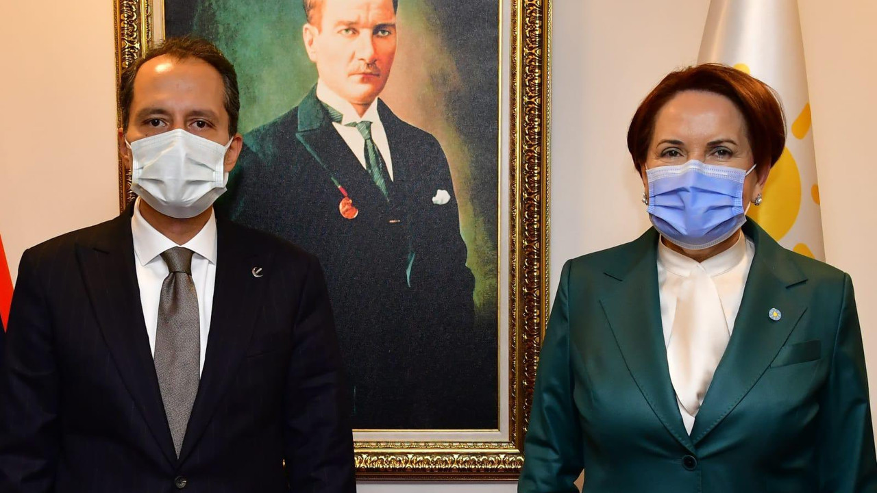 Fatih Erbakan, Meral Akşener'i ziyaret etti. Fikir teatisinde bulundular