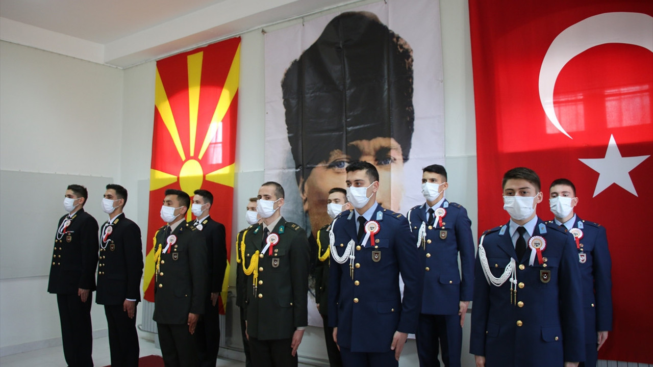 Atatürk, Manastır Askeri İdadisinde anıldı