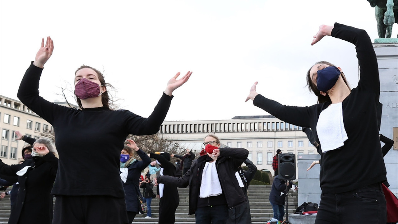 Belçika'da iklim gösterisi düzenlendi