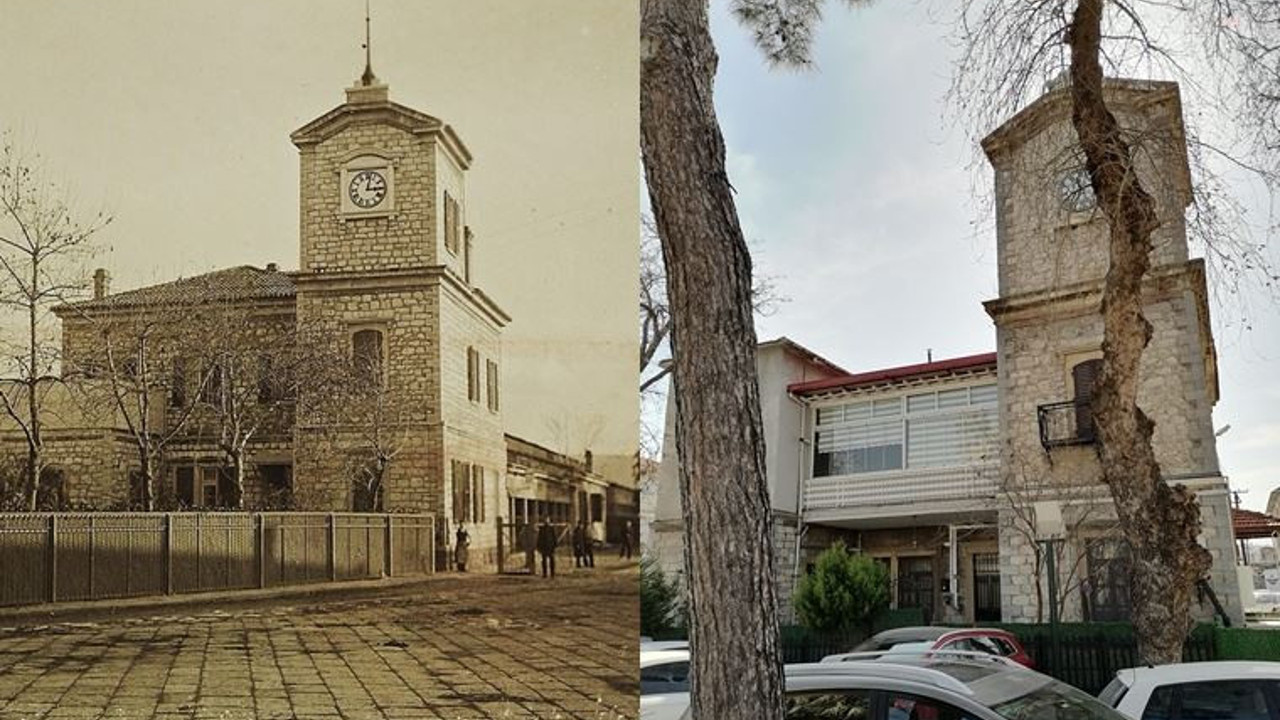 Müdür beyciğimizin keyfi için tarihi binaya PVC balkon yapıldı. Çay getir İsmail, Müdür beye manzara seyredecek