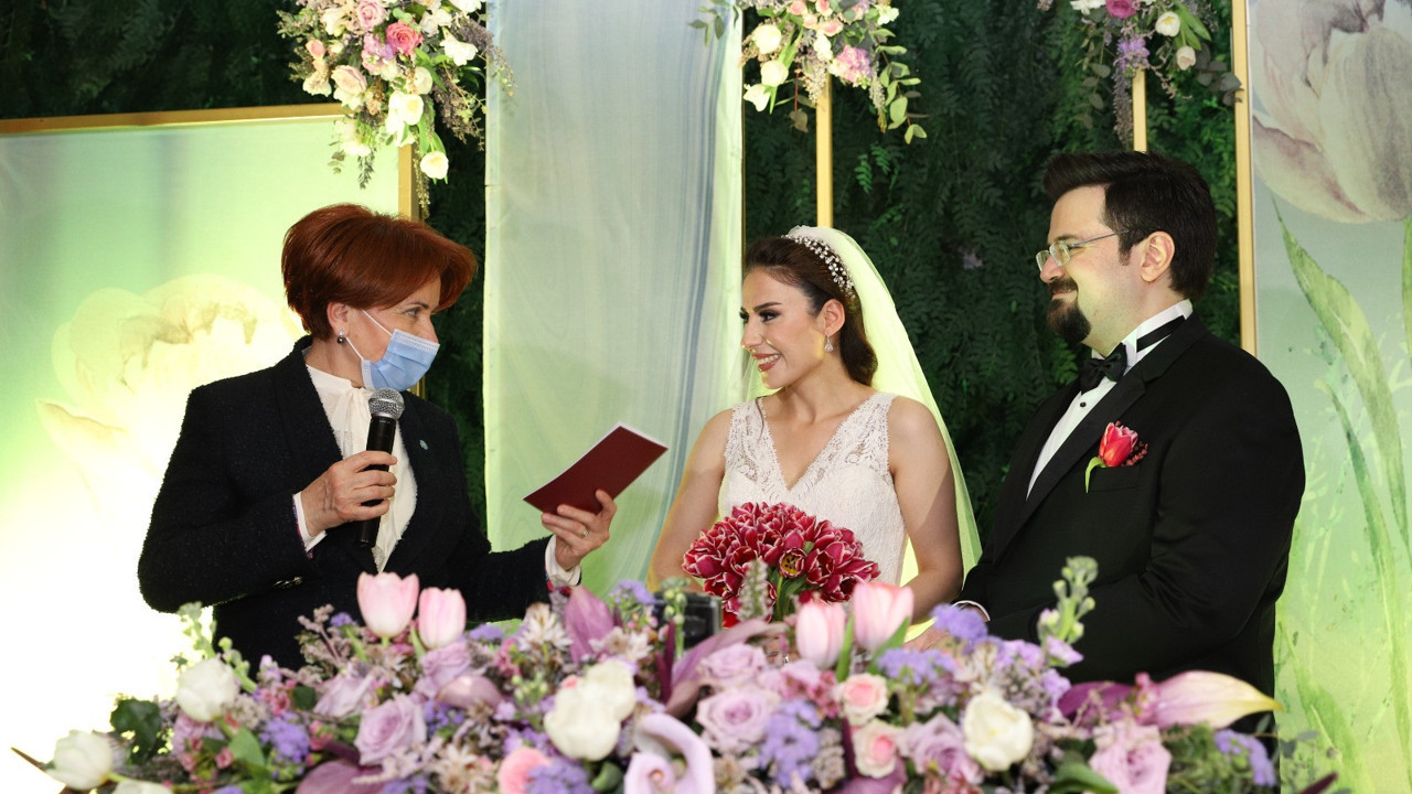 Akşener, nikah şahidi oldu