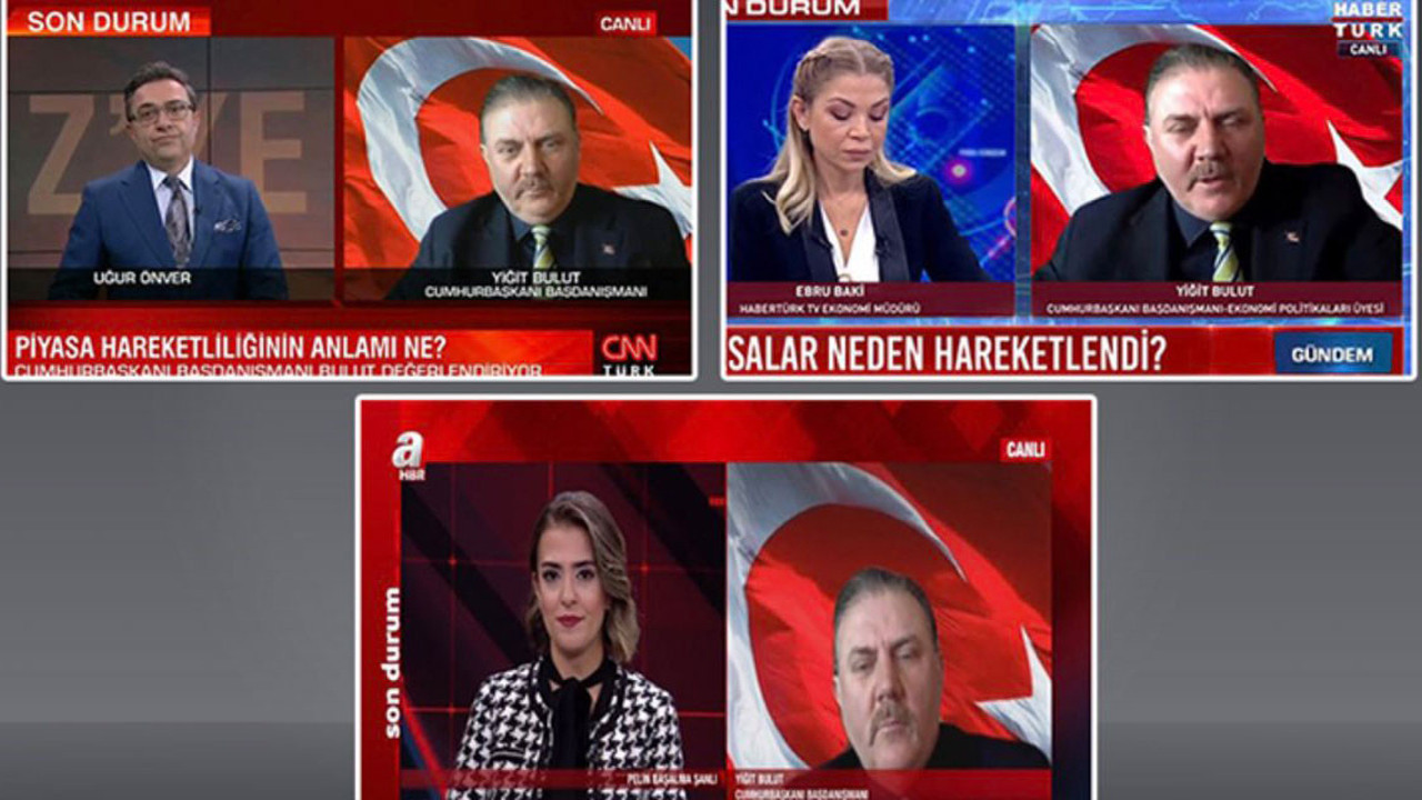 Tek kanal tek yorumcu 3 spiker. İhtiyaç halinde camı kırınız İmdat Yiğit Bulut