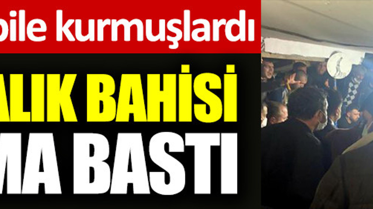 Tekirdağ'da 50 bin liralık bahsi jandarma bastı. Özel platform bile kurmuşlardı
