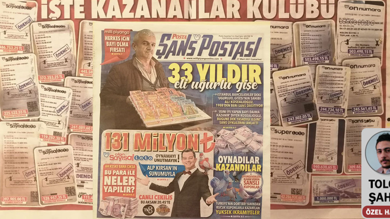 Milli Piyango’da işler kesat gidince Şans Postası çıkarttılar. Bakalım daha neler göreceğiz