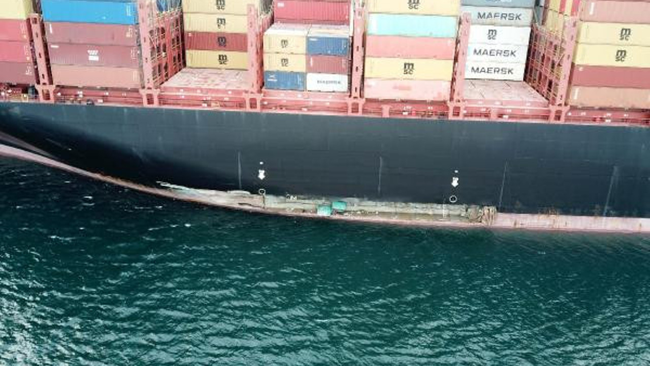 Ambarlı'da Süveyş Kanalı'ndaki gibi kaza