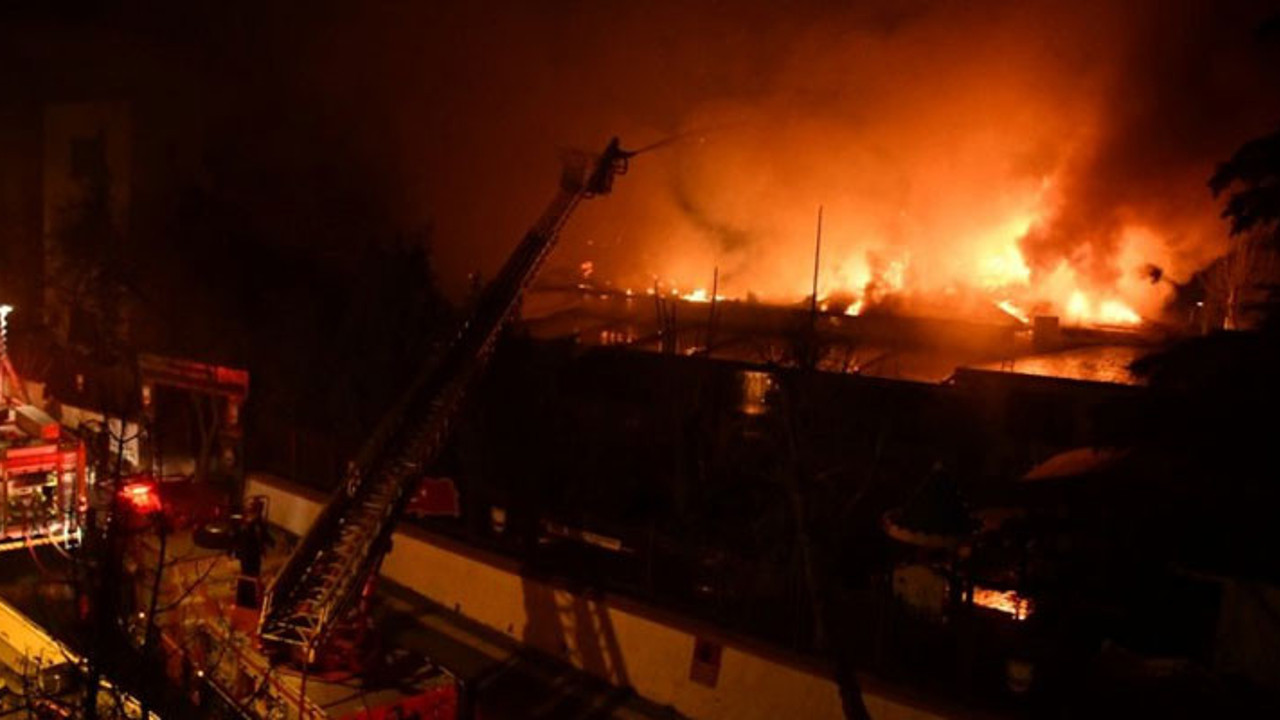 Kahramanmaraş Orduevi'nde korkutan yangın