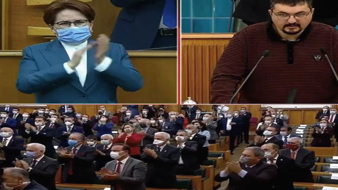 Otizmli genç İYİ Parti Grubu’nda andımızı okuyunca salon yıkıldı. Akşener’in gözleri doldu