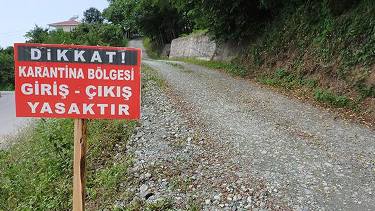 Tokat'ta bir köy karantinaya alındı (01 Nisan 2021)