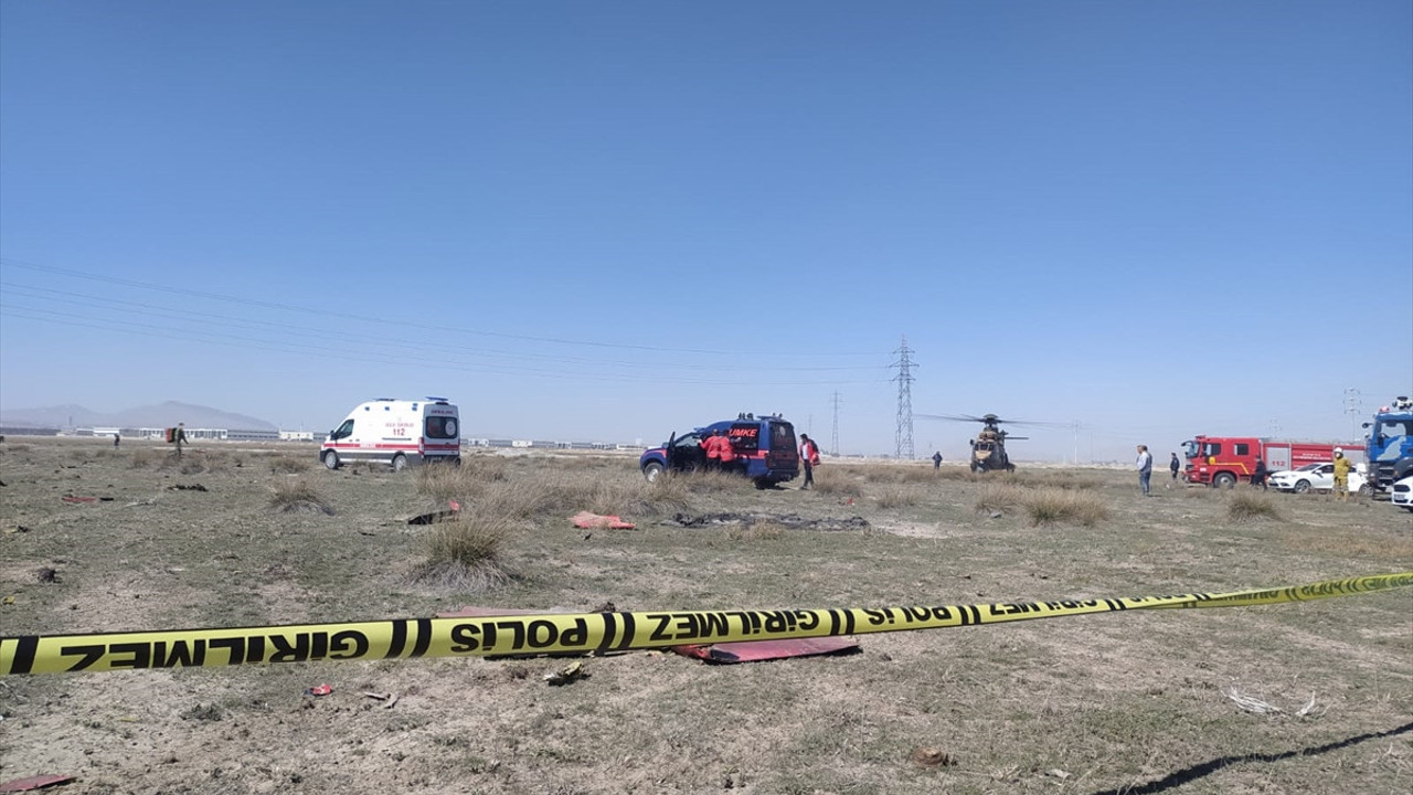 Konya'da düşen uçaktan acı haber: 1 askerimiz şehit oldu