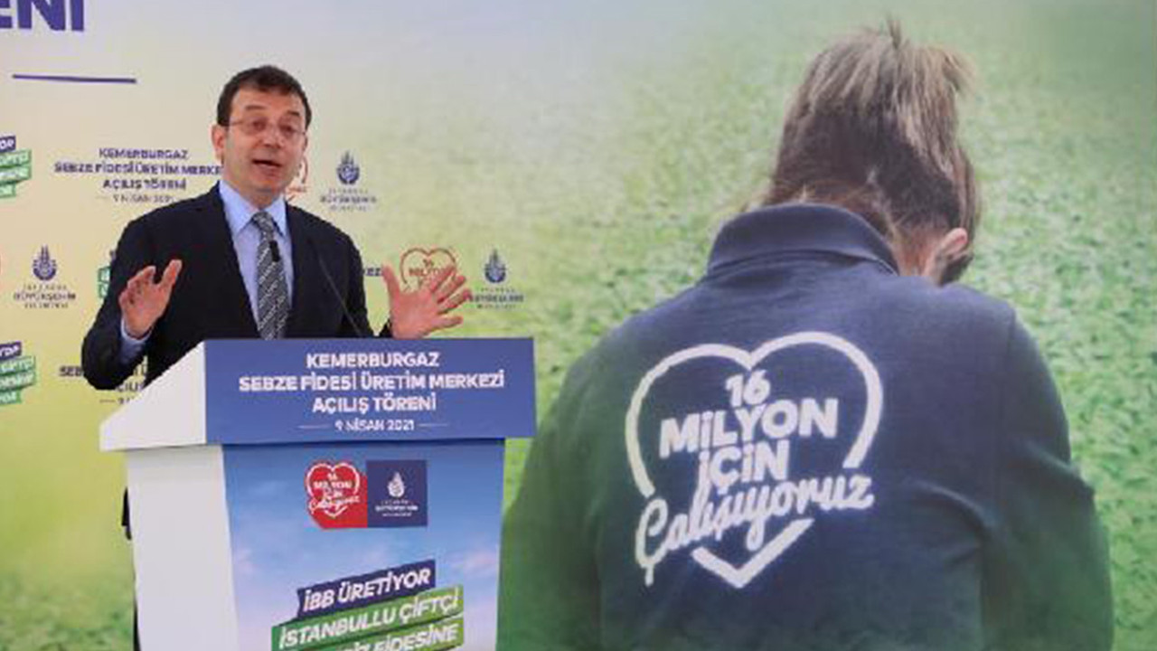 İmamoğlu fidan üretim tesisinin açılışını yaptı