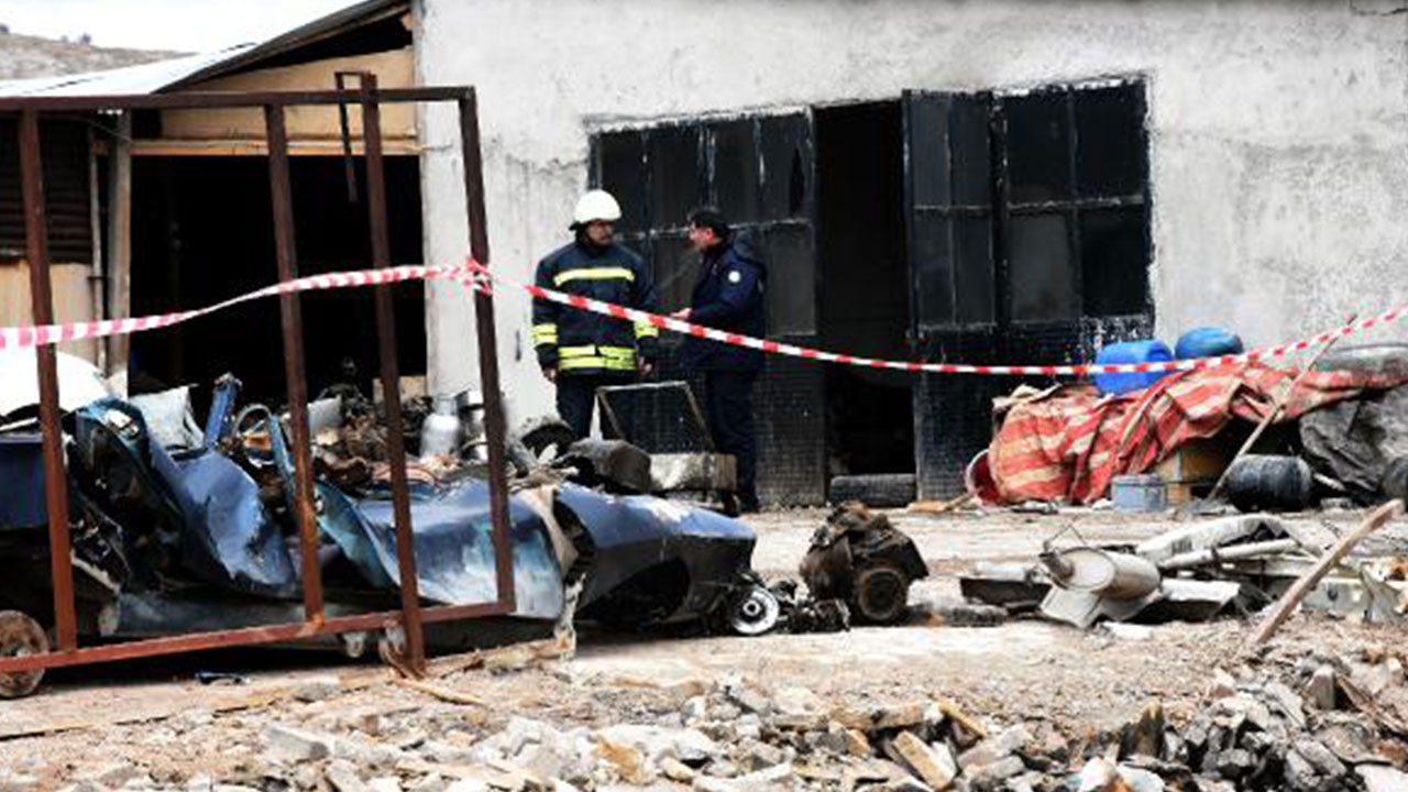 Hurdalıkta korkunç patlama: 6 yaralı