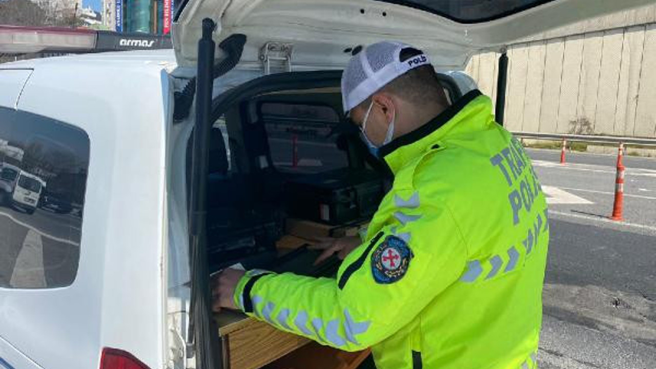 Beykoz'da drone destekli trafik denetimi