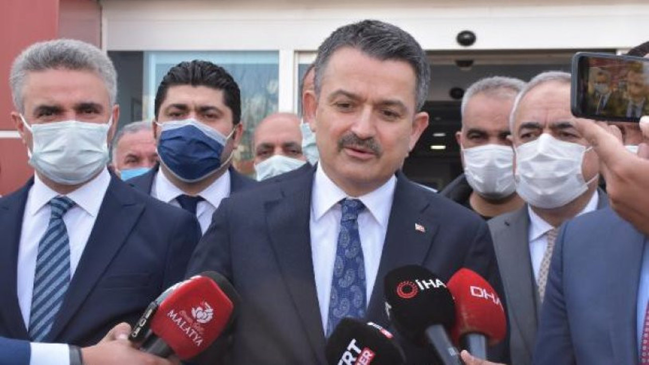 Arızalanan uçakla ilgili Bakan Pakdemirli'den açıklama