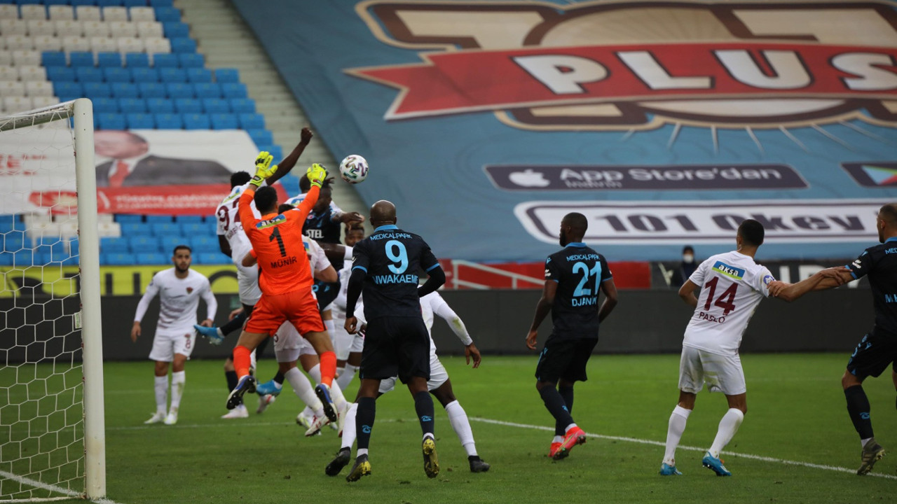 Trabzonspor ve Hatayspor 1 puanla yetindi