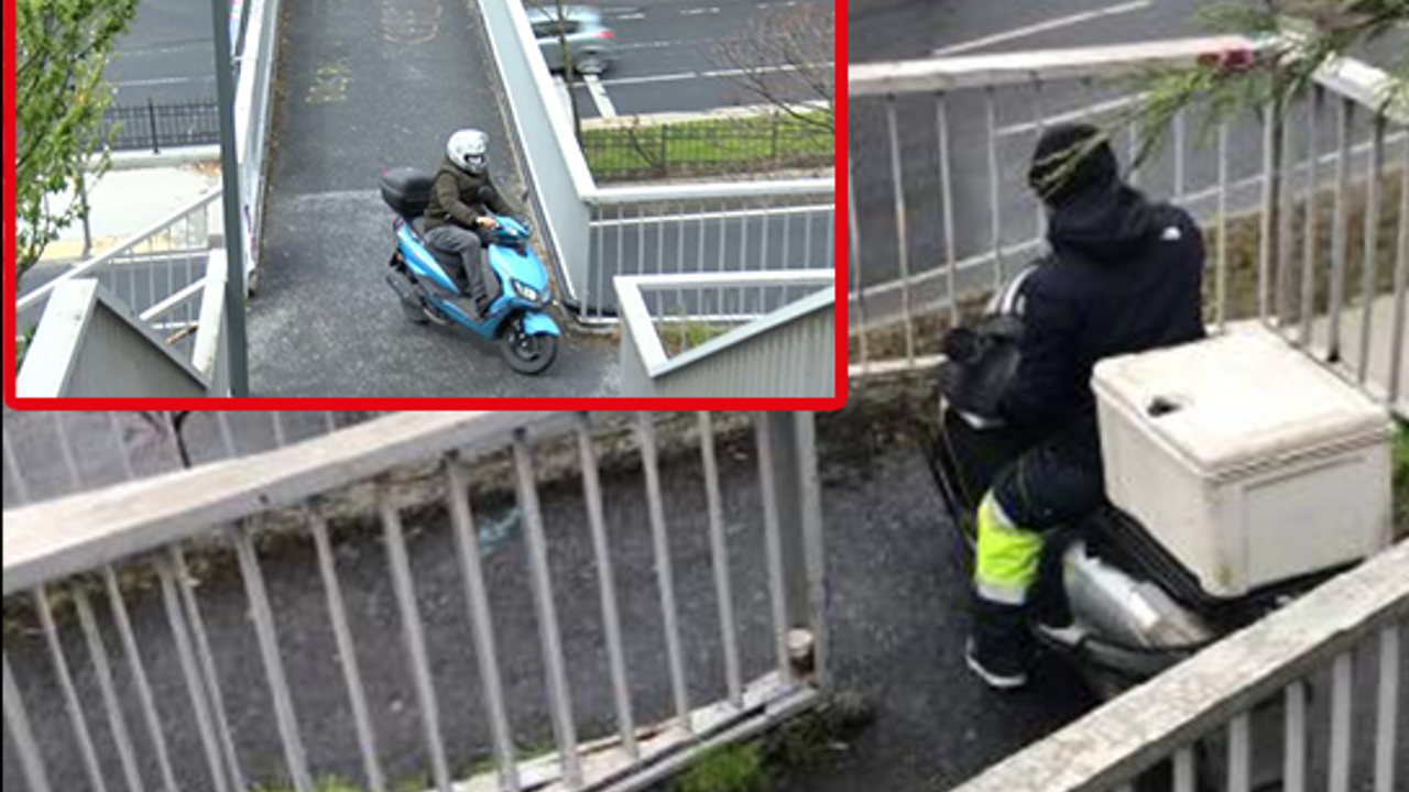 Yayalar ve engelliler için yapıldı motorcular işgal etti. Kendini böyle savundu ''Yapacak bir şey yok''