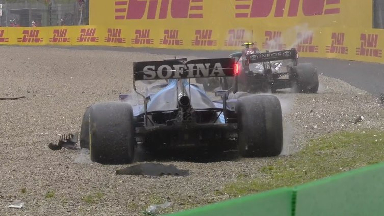 Formula 1'de feci kaza