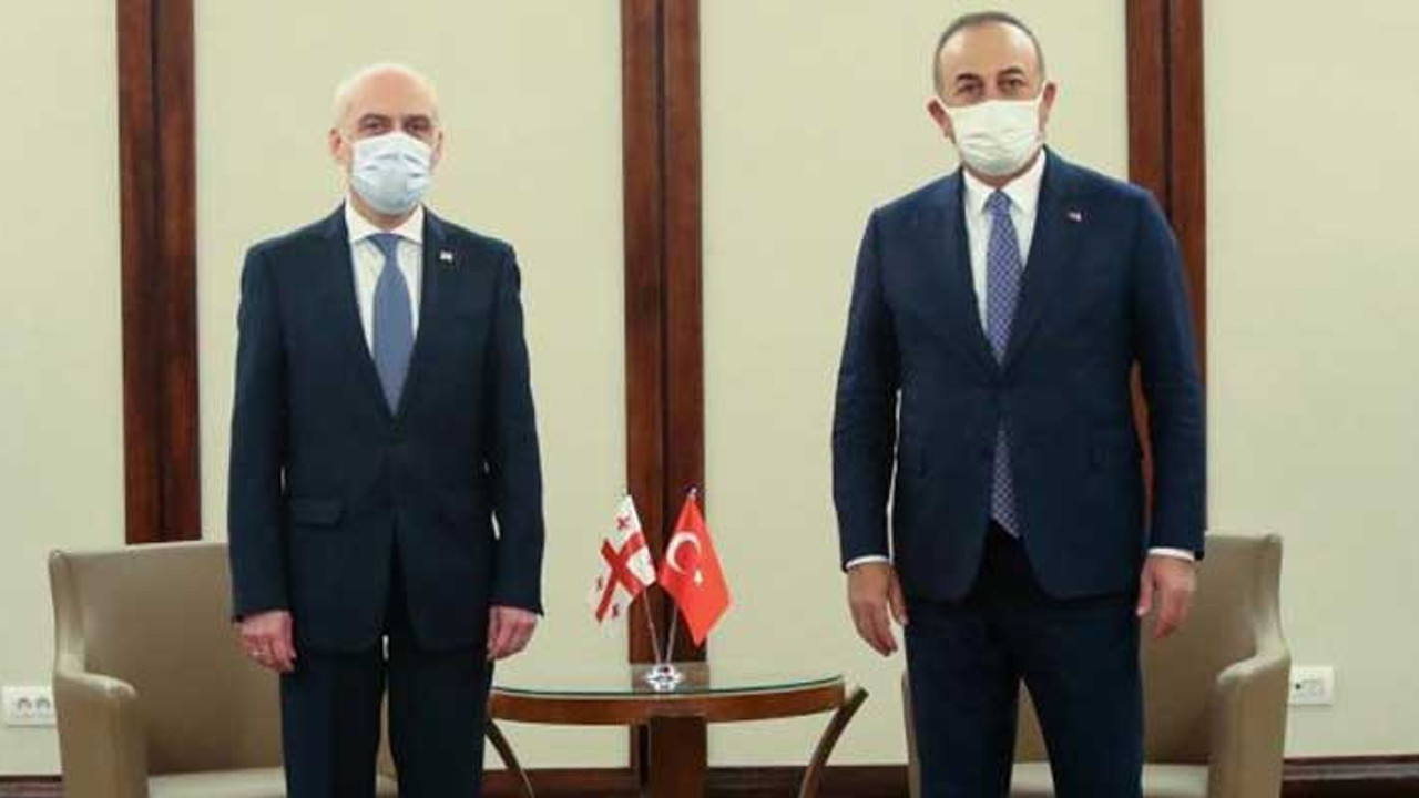 Bakan Çavuşoğlu, Gürcistanlı mevkidaşı ile görüştü