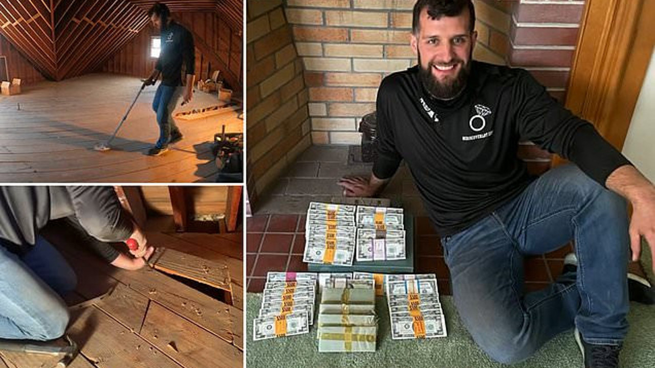 Parkelerinin altından servet çıktı. Saya saya bitiremediler