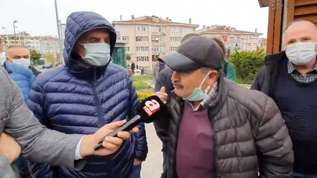A Haber röportajı yayınlayamadı. Üsküdar'da büfe istemeyen vatandaş aradılar