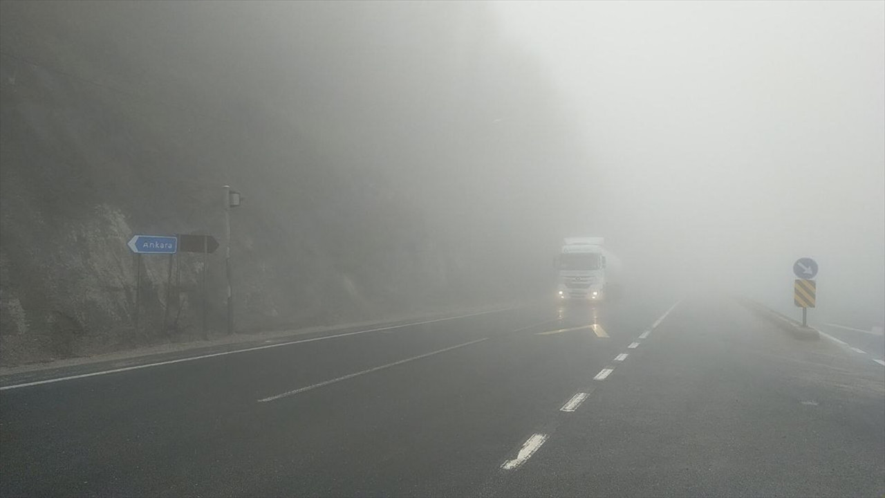 Sürücüler dikkat. 25 metreye kadar düştü