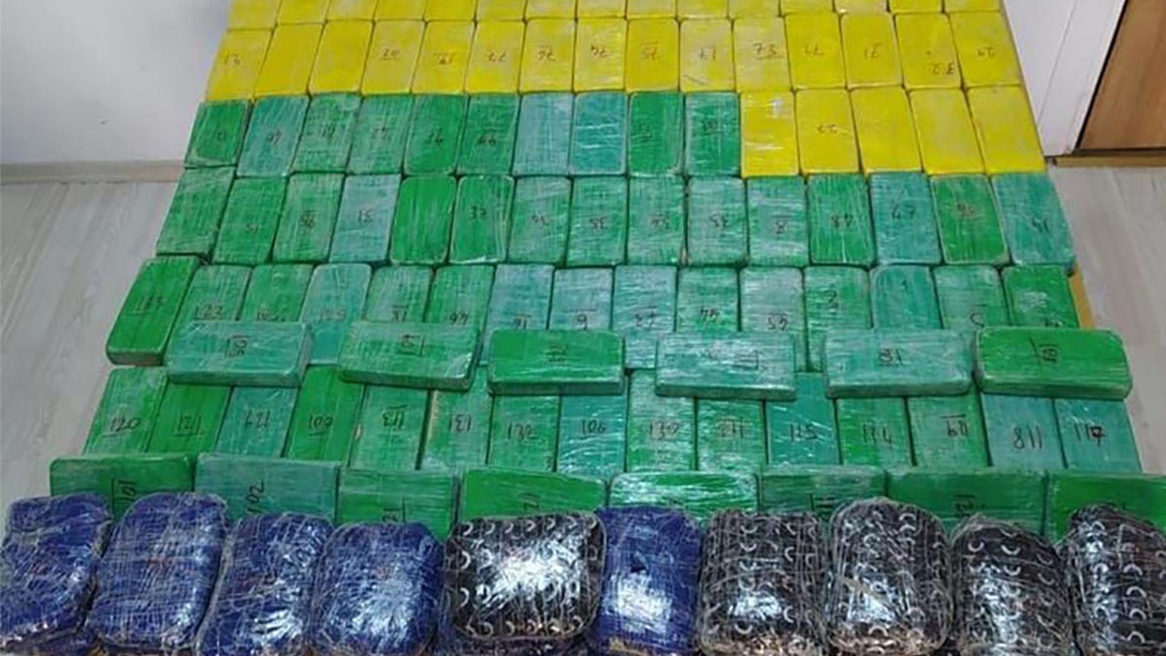 Dere yatağında çuvallar içinde ele geçirildi. Tam 80 kilo