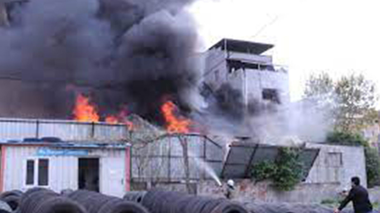 Eyüpsultan'da korkutan yangın (28 Nisan 2021)