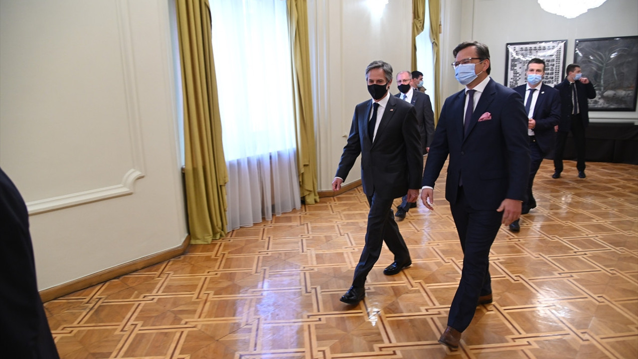 ABD Dışişleri Bakanı Antony Blinken Ukrayna'da