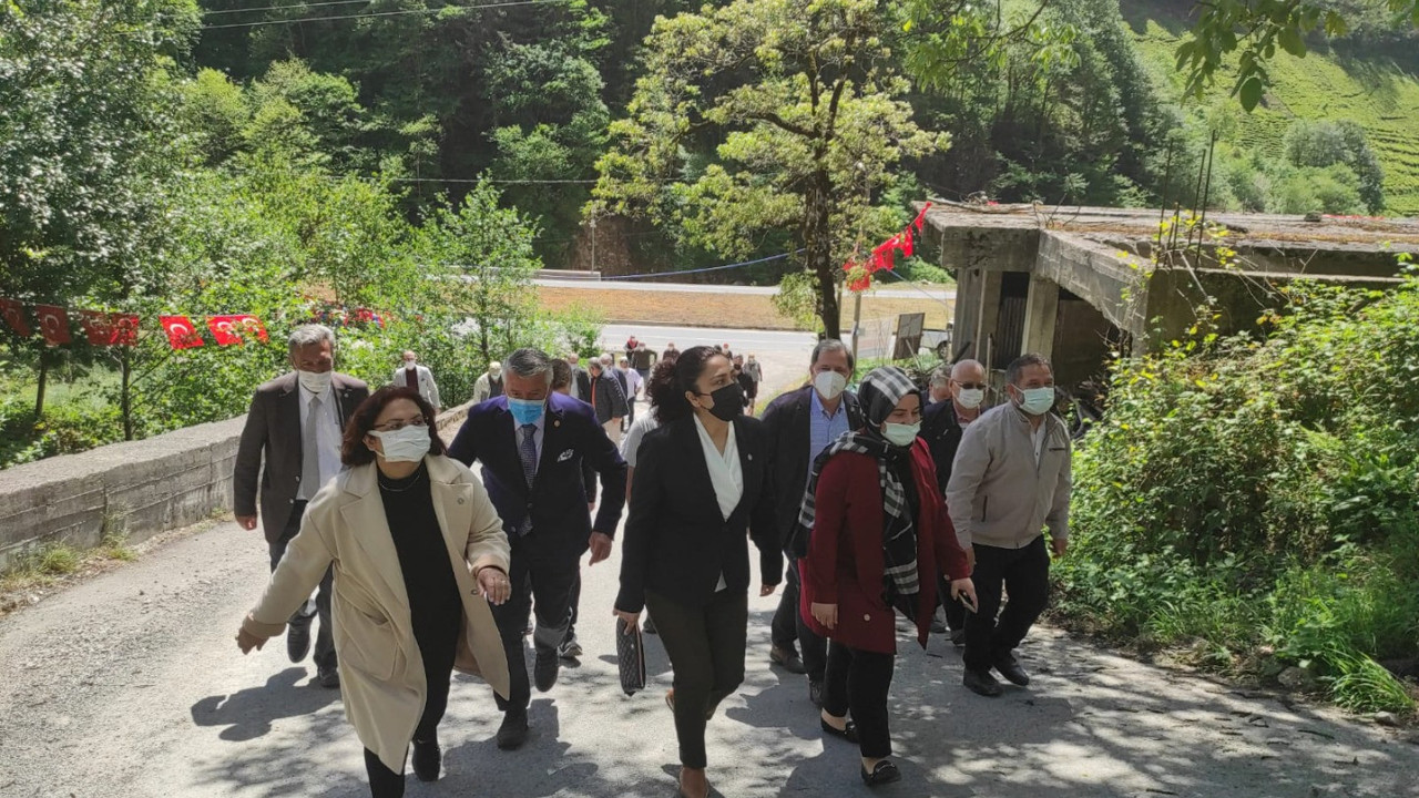 İYİ Parti heyeti İkizdere'de