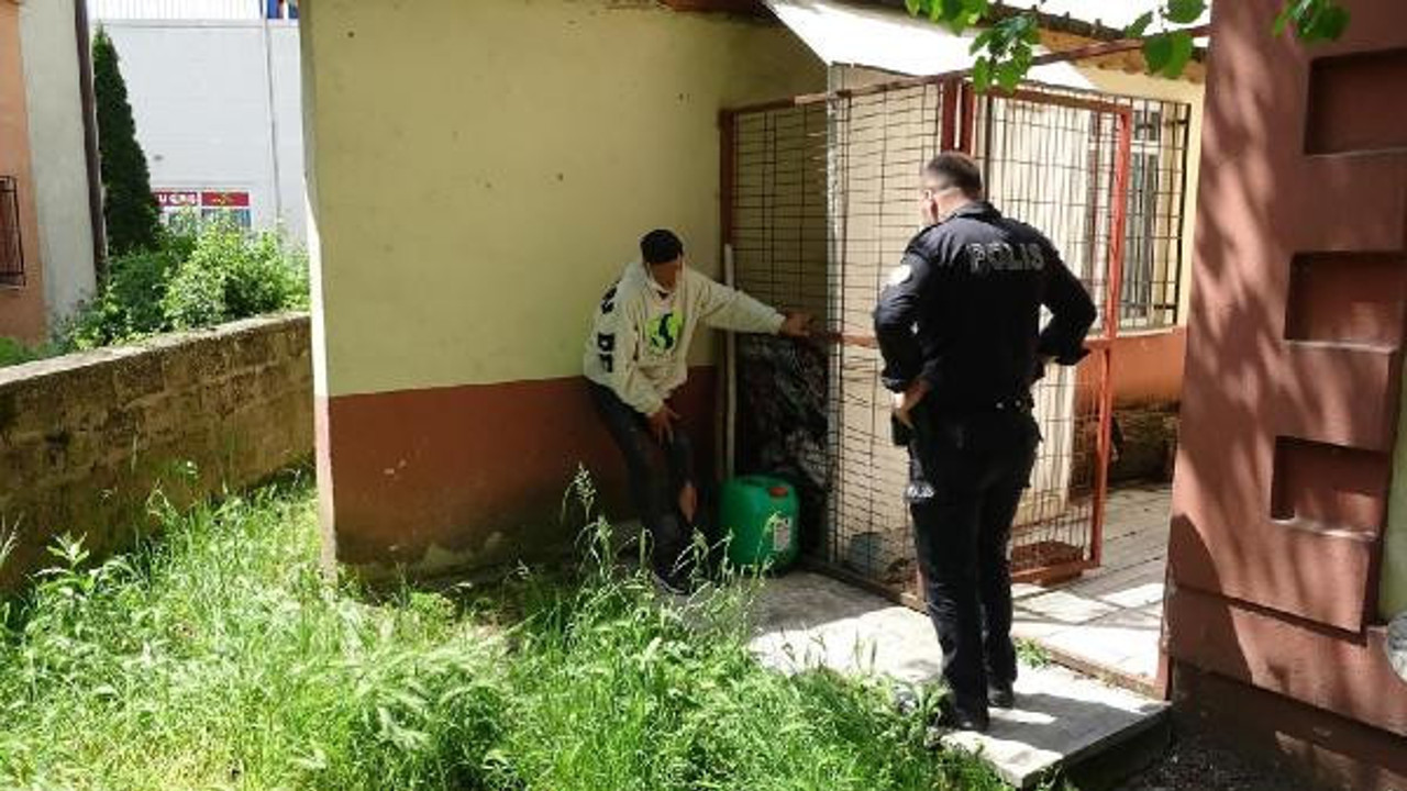 Kısıtlamayı ihlal etti. Kaçarken bacağını kırdı