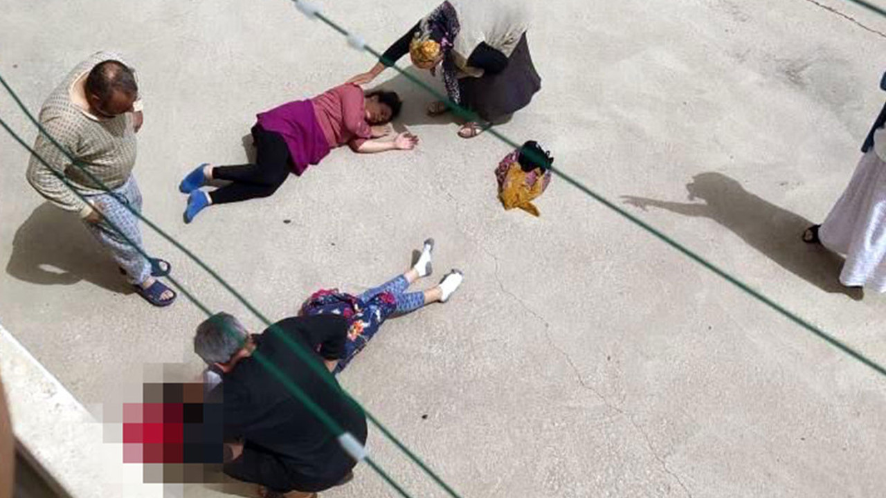 Gelin görümce balkondan beraber düştüler