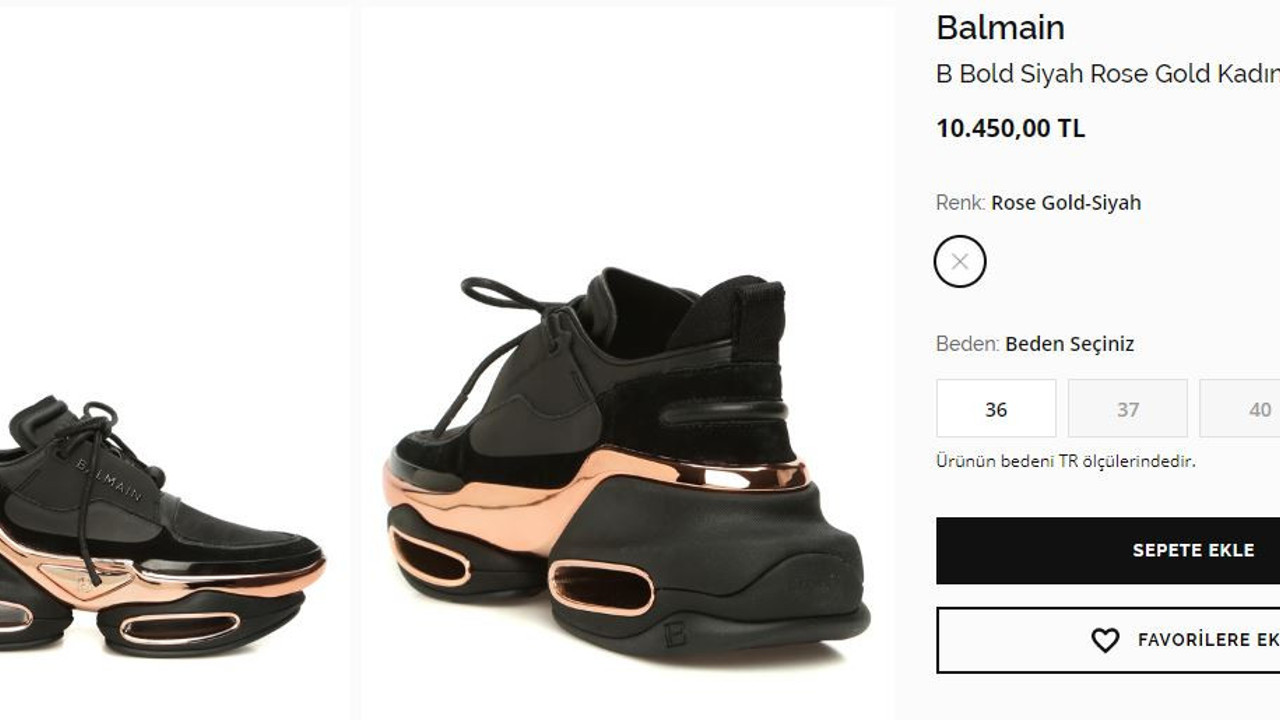 Parası olanlar için hayat bunlara güzel. 12 bin TL'ye ayakkabı