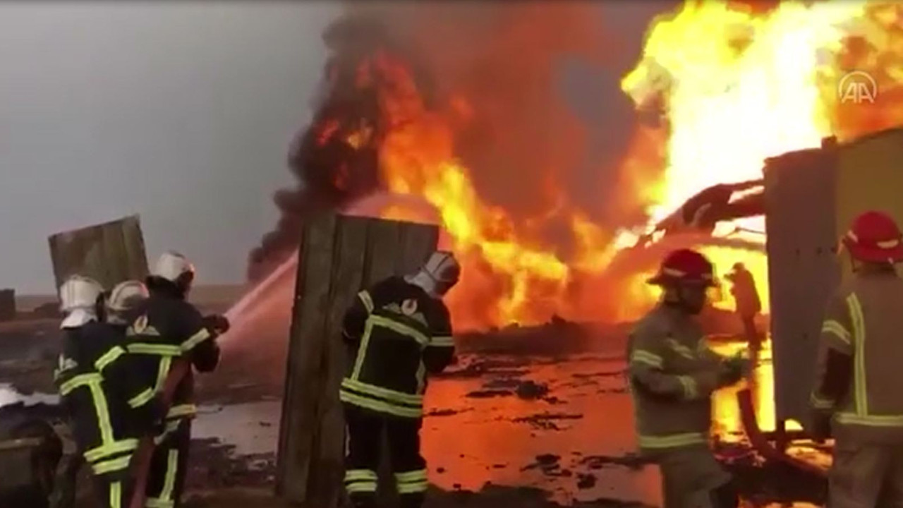IŞİD'in saldırdığı petrol kuyusundaki yangın söndürüldü
