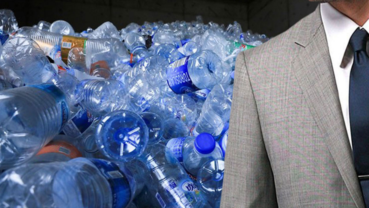 Dev tekstil markası pet şişelerden takım elbise üretti