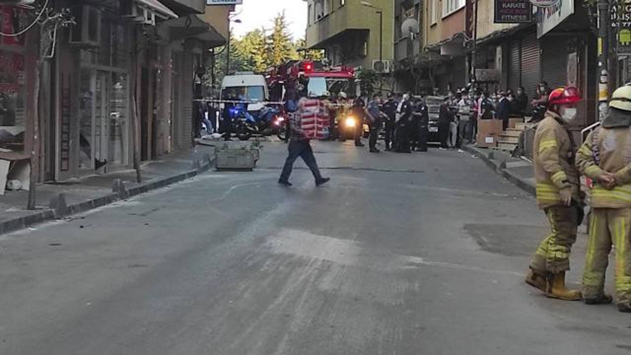 Çökme tehlikesi bulunan 6 katlı bina boşaltıldı