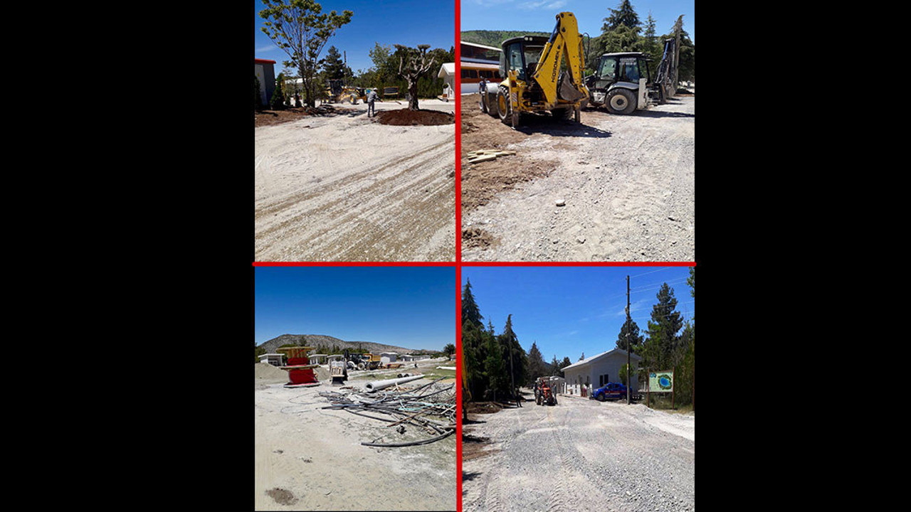 Salda Gölü çevresi şantiyeye döndü. Çivi bile çakılmayacaktı