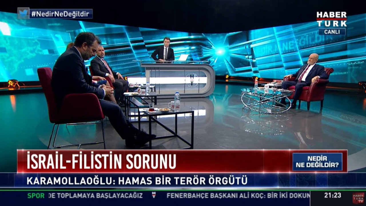 Habertürk'te Temel Karamollaoğlu sustu. Nagehan Alçı, Veis Ateş ve Kemal Öztürk konuştu. Soru sormuyorlar yorum yapıyorlar. Bu nasıl gazetecilik!