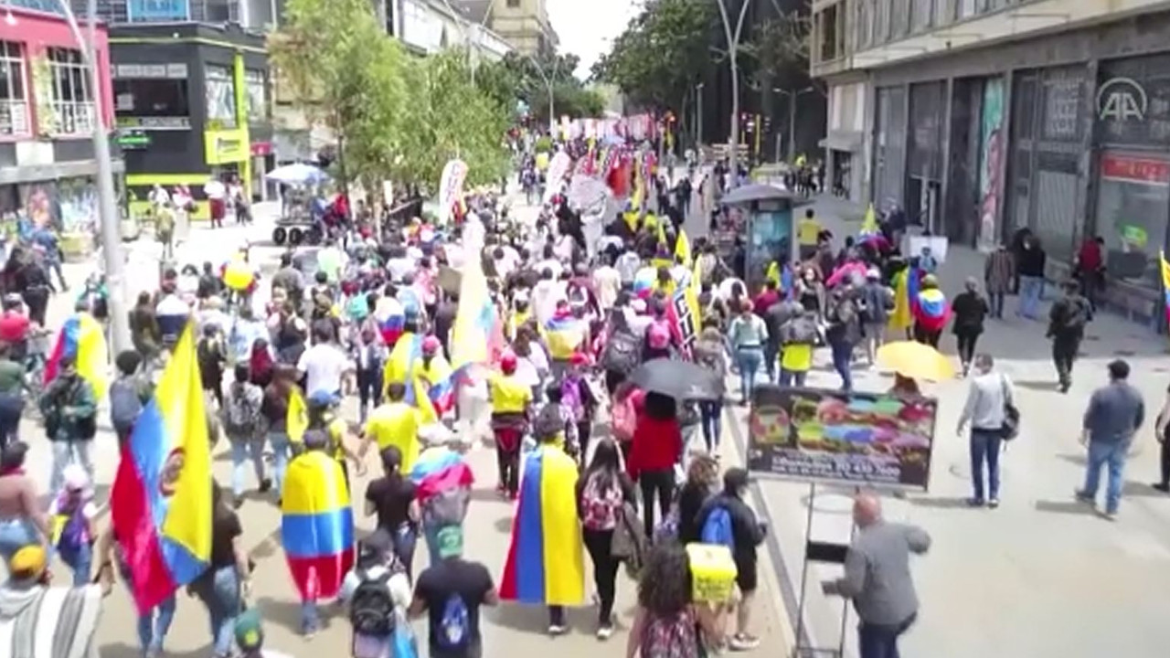 Kolombiya'da hükümet karşıtı gösteriler 28'nci gününde