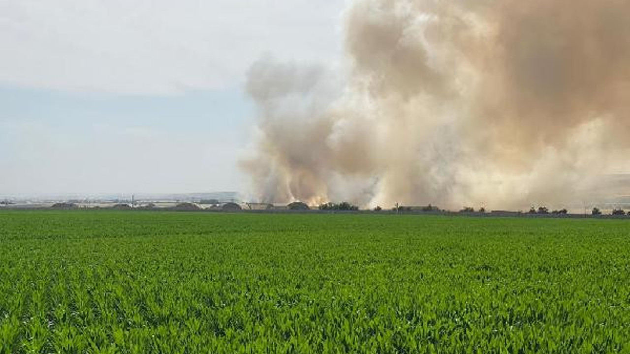 Batman Havalimanı'nda korkutan yangın