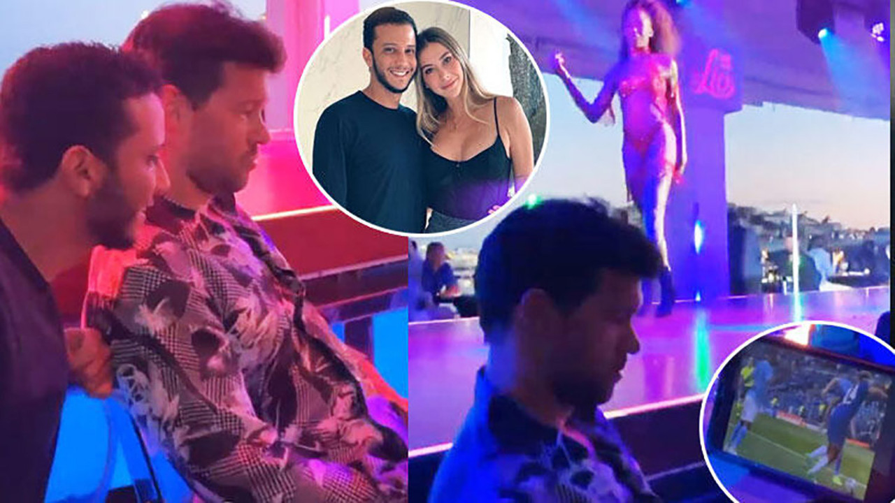 Ünlü futbolcu Michael Ballack gece kulübünde kadınlar yerine böyle maç izledi
