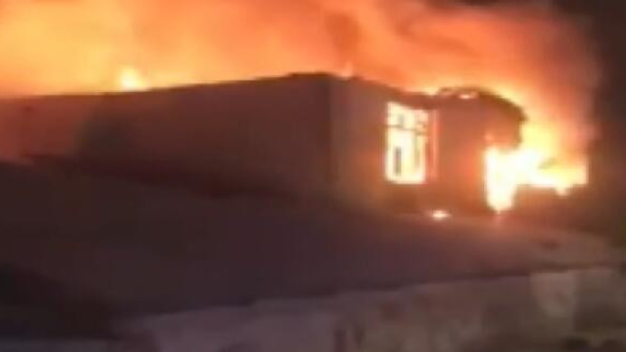 İstanbul'da yangın: Tavuk çiftliği kül oldu