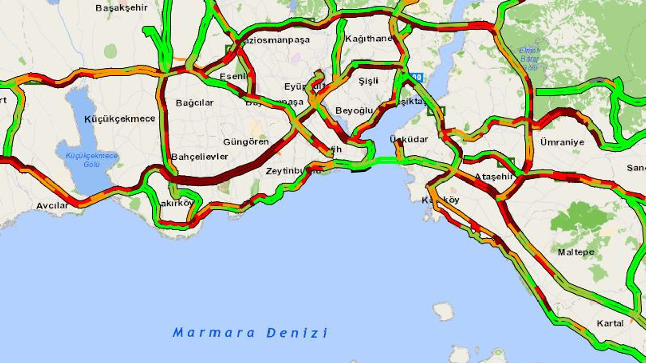 İstanbullu çıldırmış olmalı! Trafik yoğunluğu yüzde 74 oldu