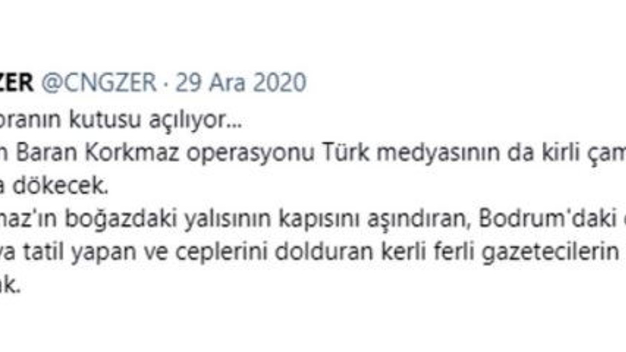 Sezgin Baran Korkmaz'ın otelinde tatil yapıp ceplerini dolduran gazeteciler kim